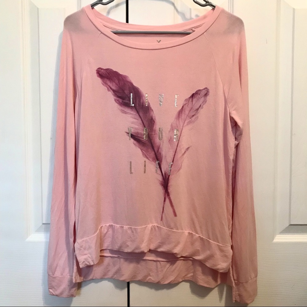 AEO Soft & Sexy Graphic Long Sleeve Tee